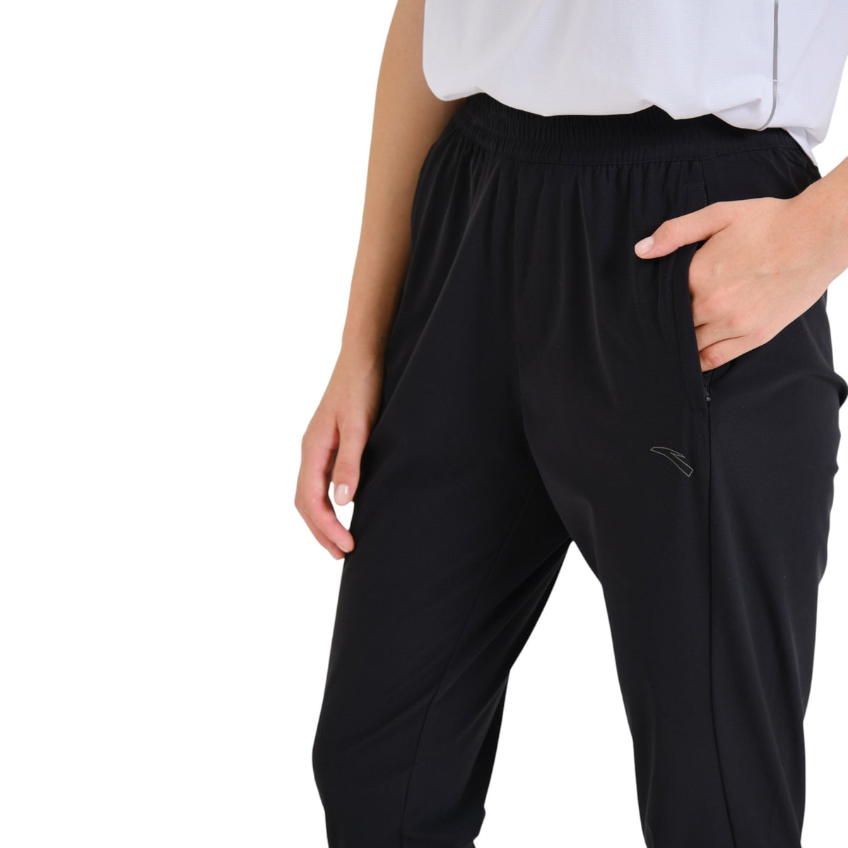 ANTA Knit Ankle Pants - Black
