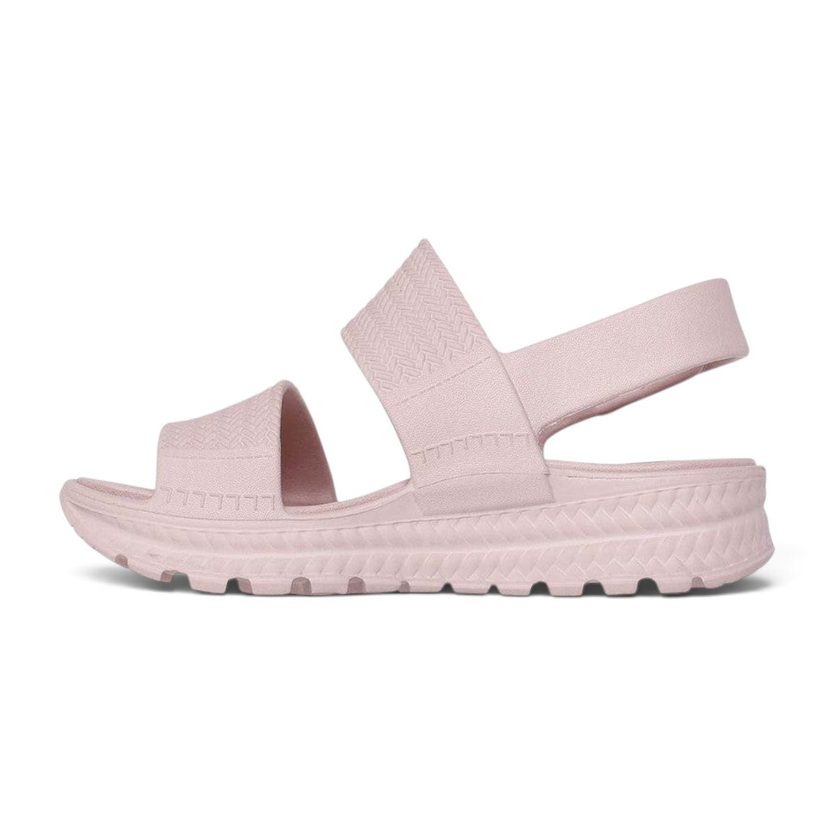 FRG Skechers Foamies Arch Fit Footsteps blush pink sling-back sandals with sculpted upper and cushioned arch support