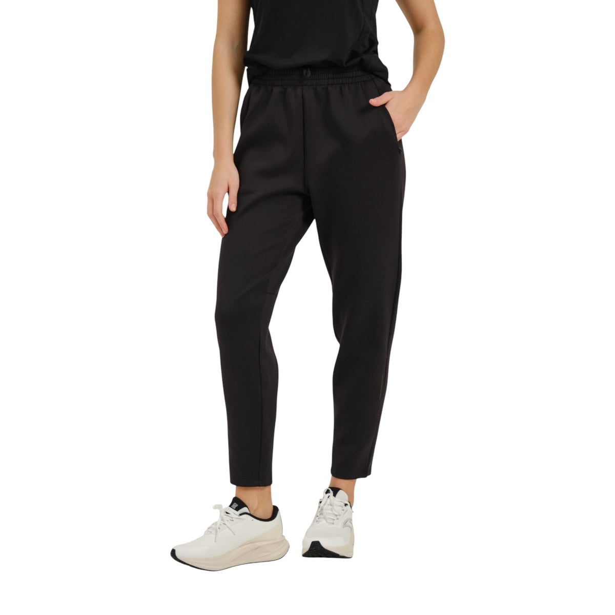 ANTA Knit Track Pants - Black