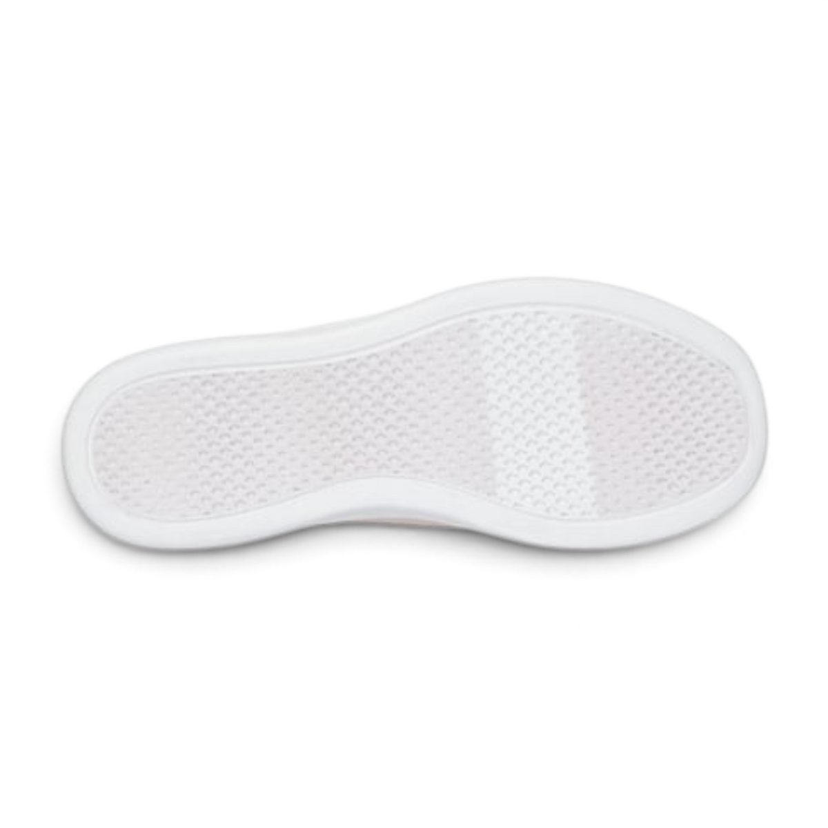 FRG BOBS Skip Cute slip-in sneaker showing the white textured rubber outsole for traction