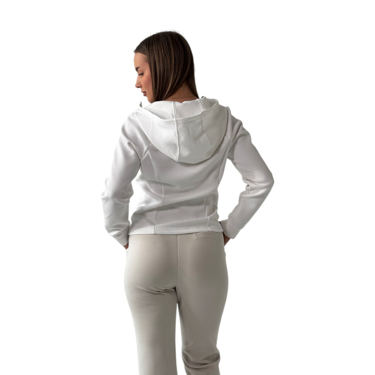 ANTA Knit Track Top - White