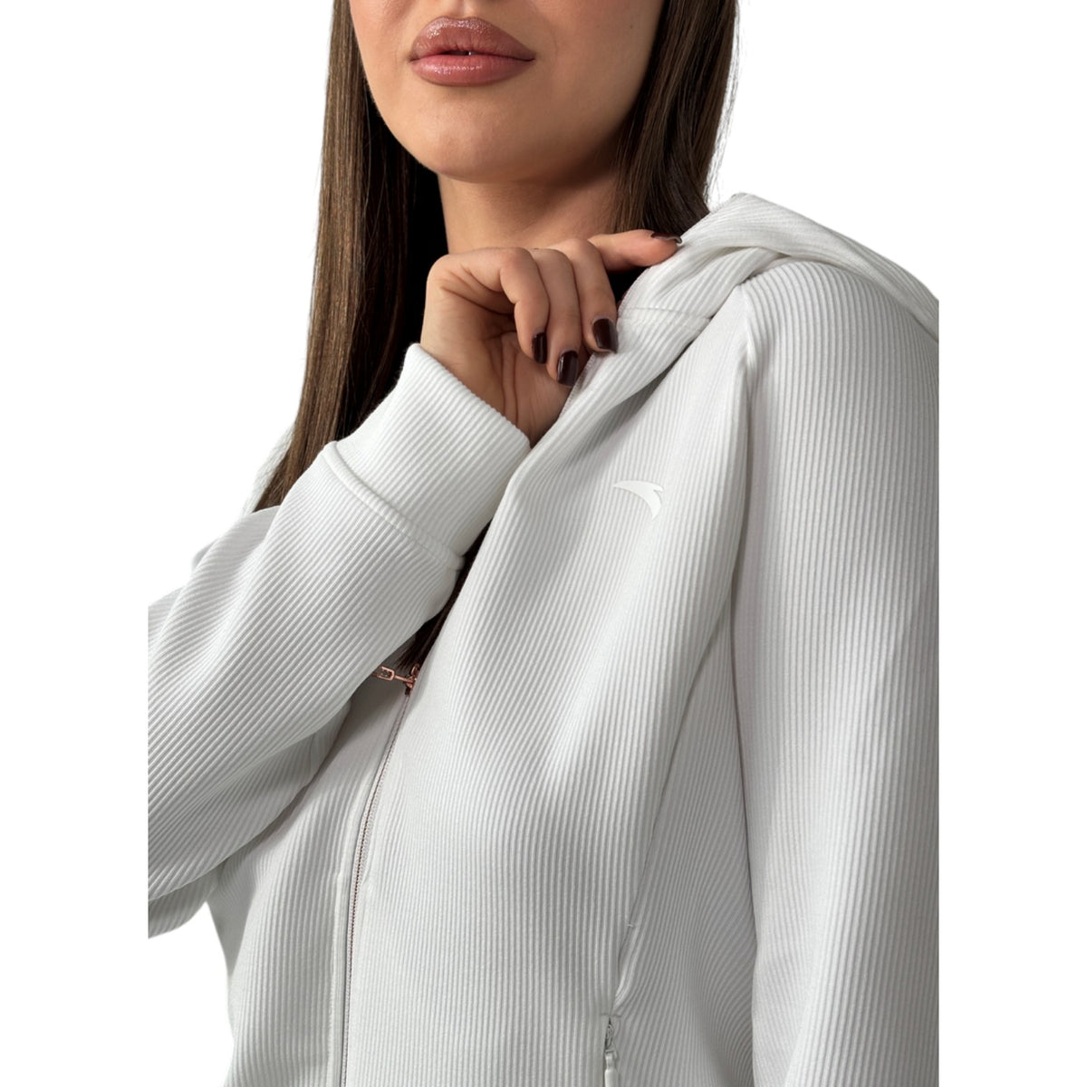 ANTA Knit Track Top - White