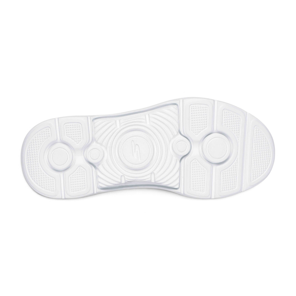 FRG GO WALK ARCH FIT 2.0 VALENC white athletic shoe outsole with textured grip pattern and arch support design