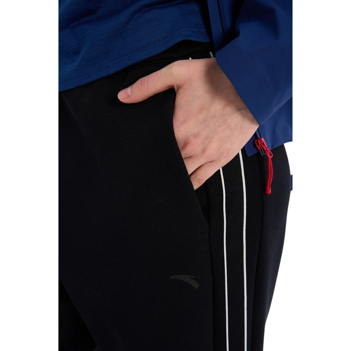 ANTA Knit Track Pants - Black