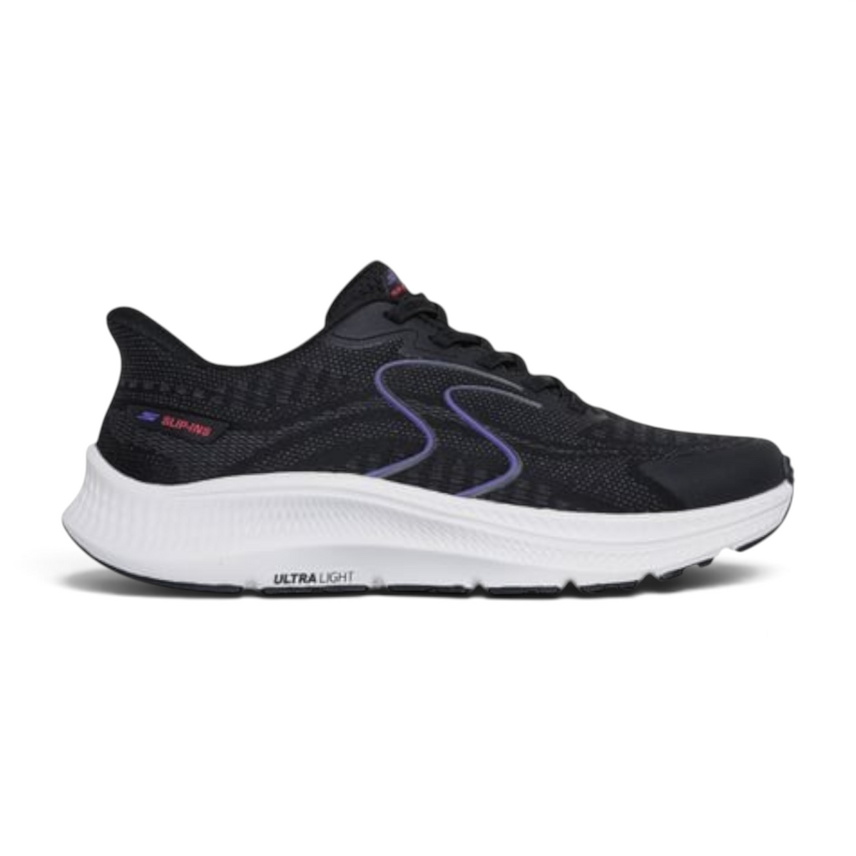 FRG GO RUN CONSISTENT 2.0 LOCKHART black athletic running shoe with white Ultra Light cushioned sole