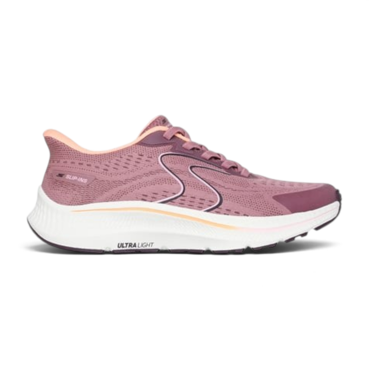 FRG GO RUN CONSISTENT 2.0 LOCKHART mauve mesh running shoe with white Ultra Light cushioned midsole
