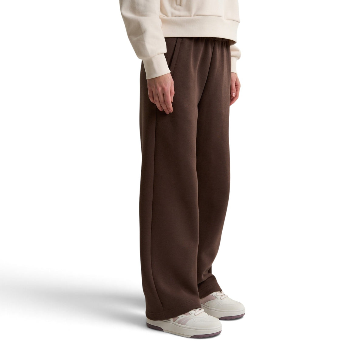 ANTA Knit Track Pants - Brown