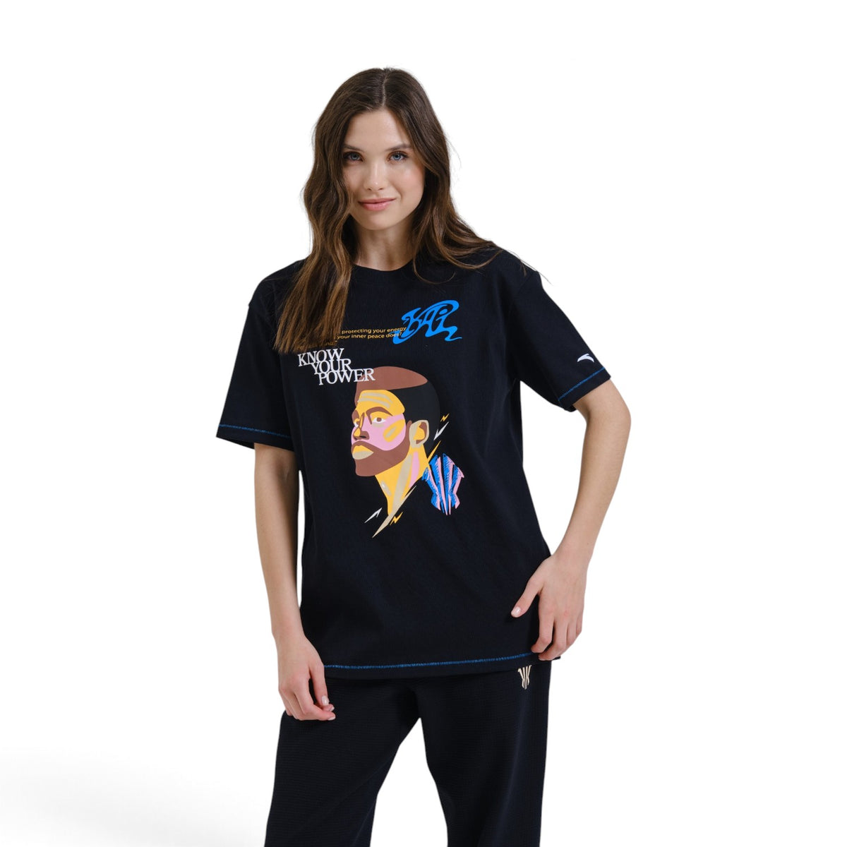 ANTA Short Sleeve T-Shirt - Black