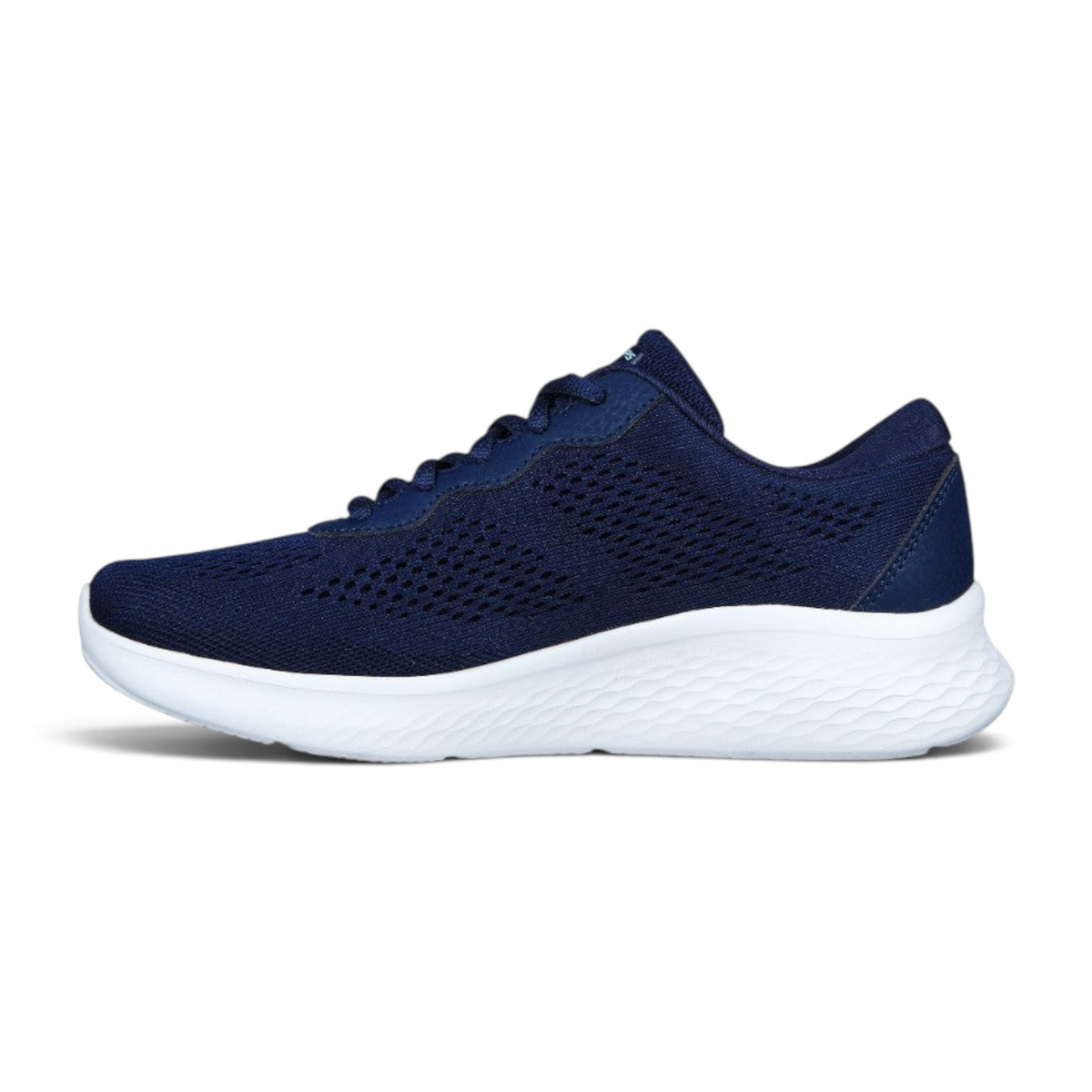 FRG Skechers SKECH-LITE PRO navy lace-up sneakers with breathable mesh upper and shock-absorbing white sole