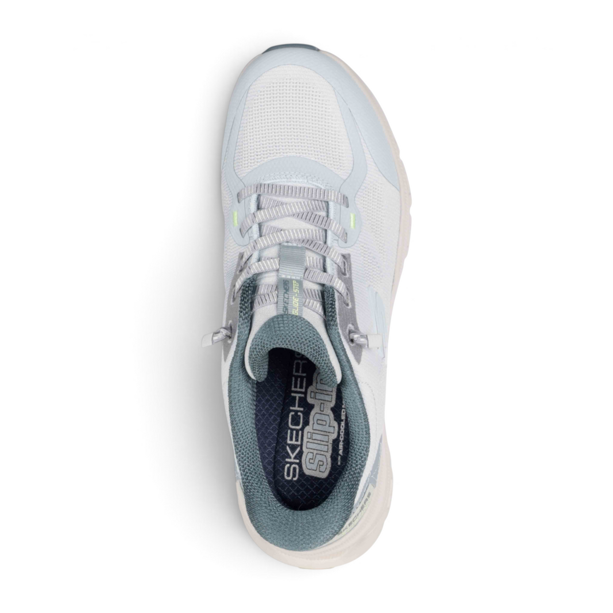 FRG GLIDE-STEP PRO PURE MOTION light grey mesh athletic sneaker with slip-in design and cushioned interior
