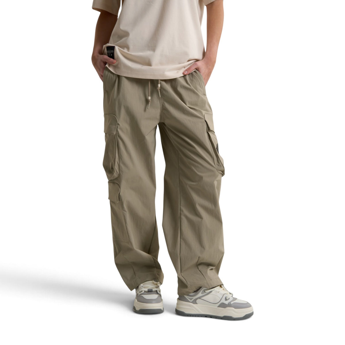 ANTA Woven Casual Pants - Green