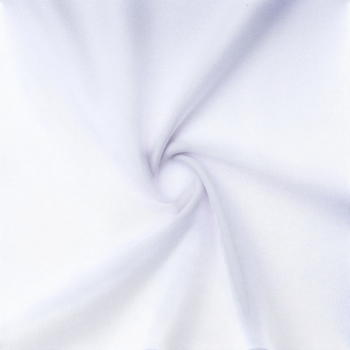 FRG ANTA white basketball t-shirt fabric texture showing soft cotton blend material with a swirl pattern