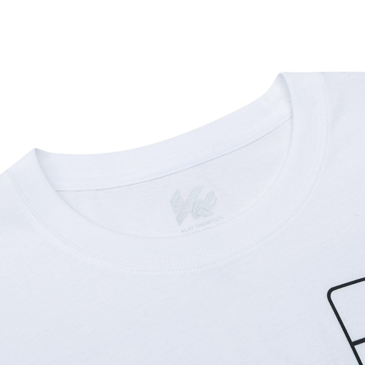 FRG ANTA Doll white short sleeve cotton t-shirt with crew neck and Klay Thompson branding detail