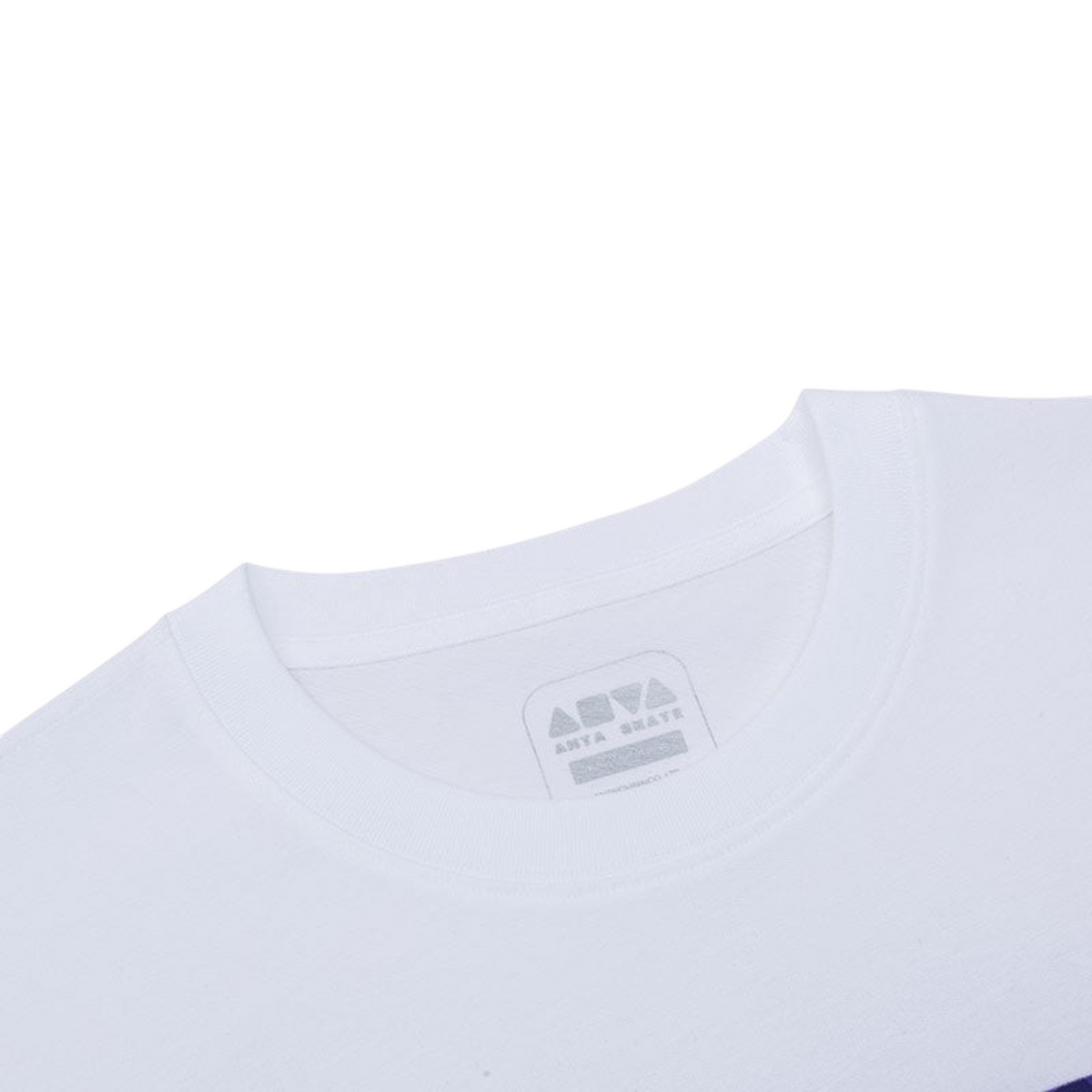 FRG ANTA A-Chill Touch snow white cotton t-shirt with crew neck and interior branding detail