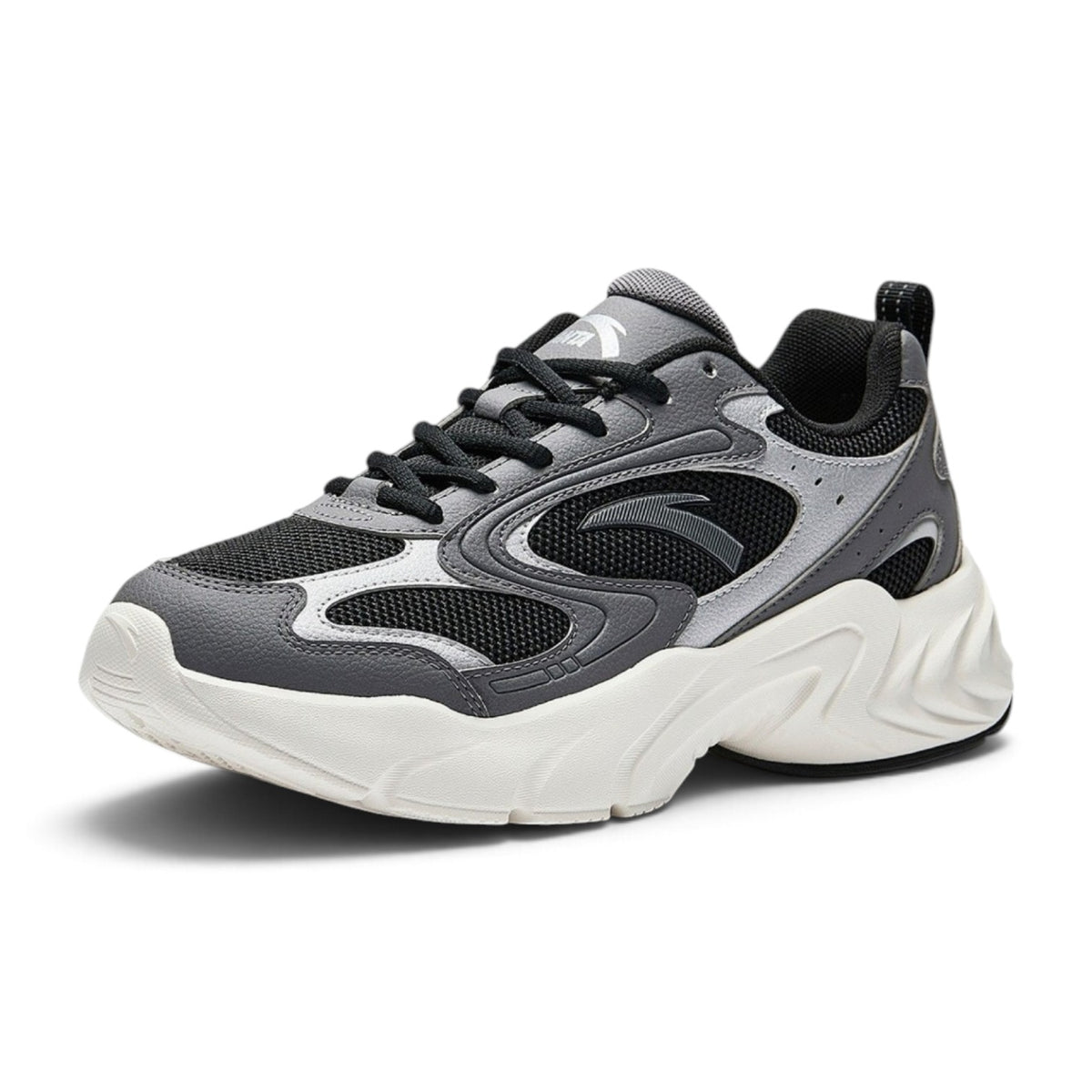 ANTA Casual Shoes - Black/Grey/Silver