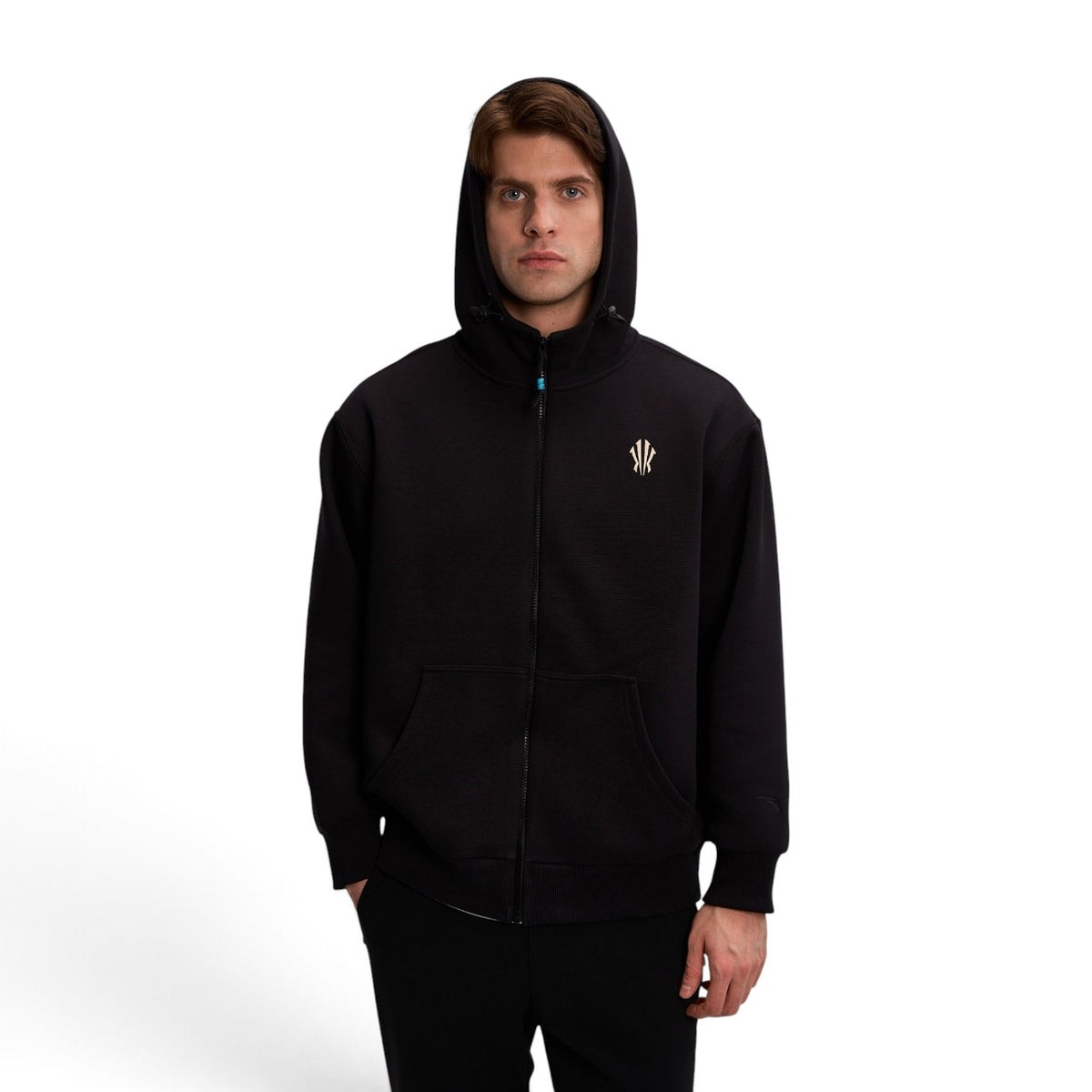 ANTA Knit Track Top - Black