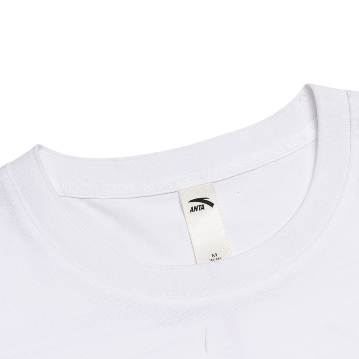 FRG ANTA Sorona snow white short sleeve training t-shirt featuring a crew neck and internal branding detail
