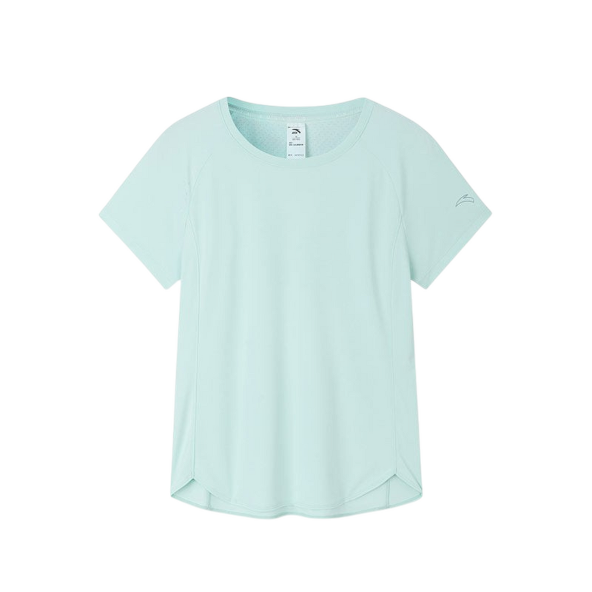 FRG ANTA light green sweat-resistant running t-shirt with UV protection and breathable polyester fabric