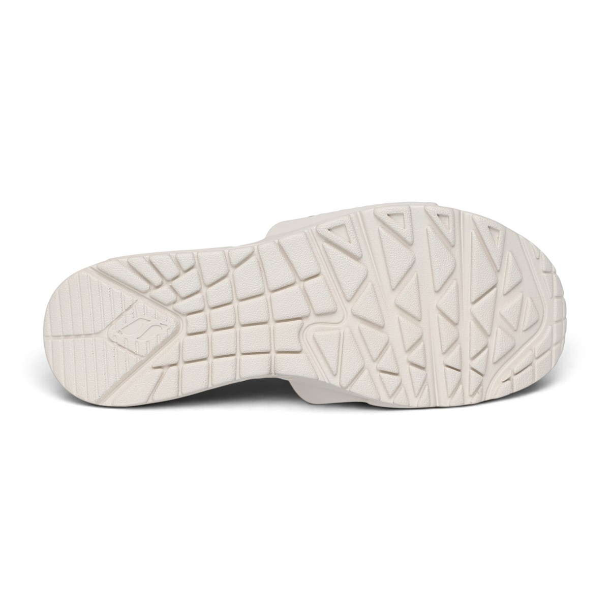 FRG Skechers Street Tres-Air Uno Vision-Airy sneaker bottom view showing the textured beige rubber traction outsole