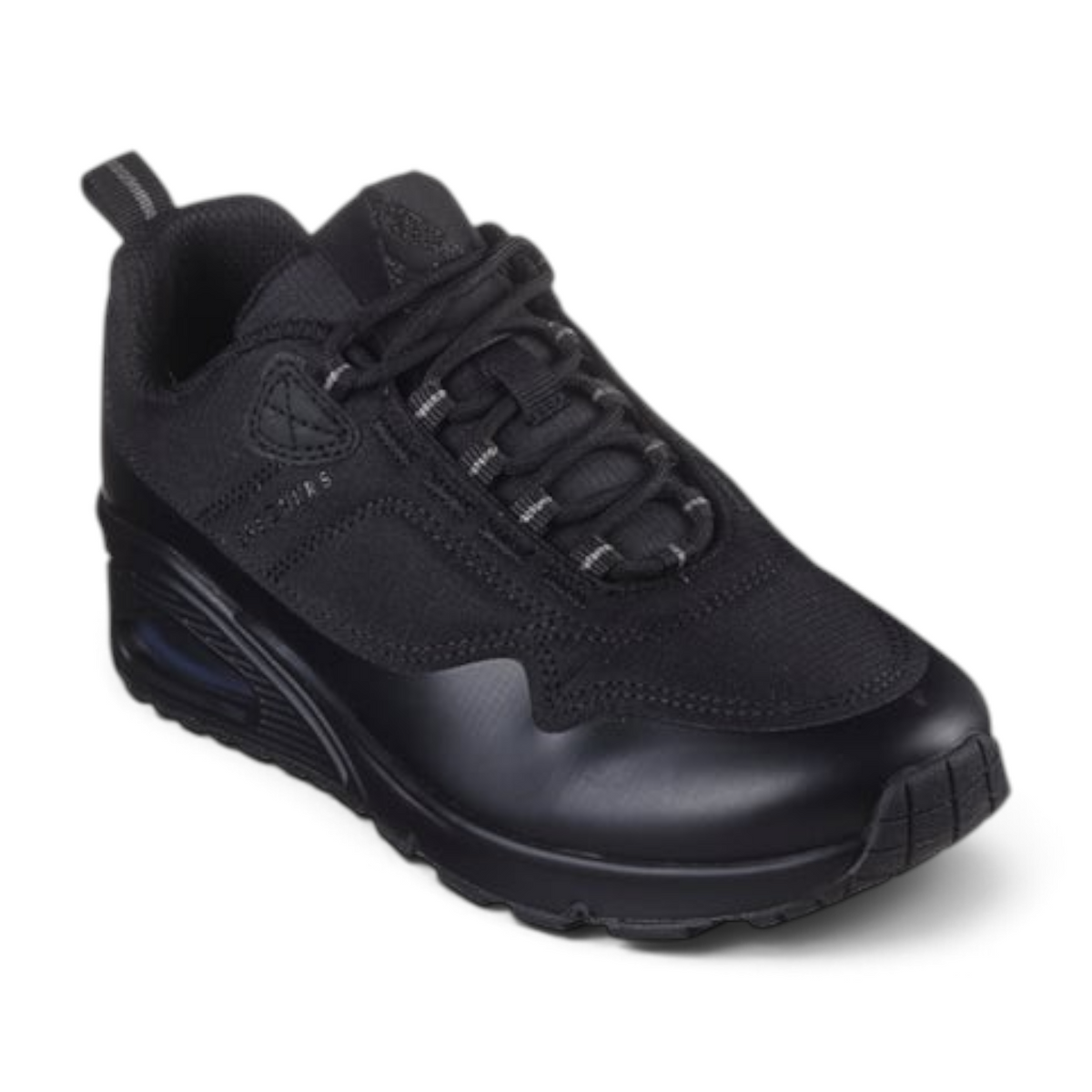 FRG UNO black athletic sneaker with a cushioned sole and lace-up closure for everyday comfort.