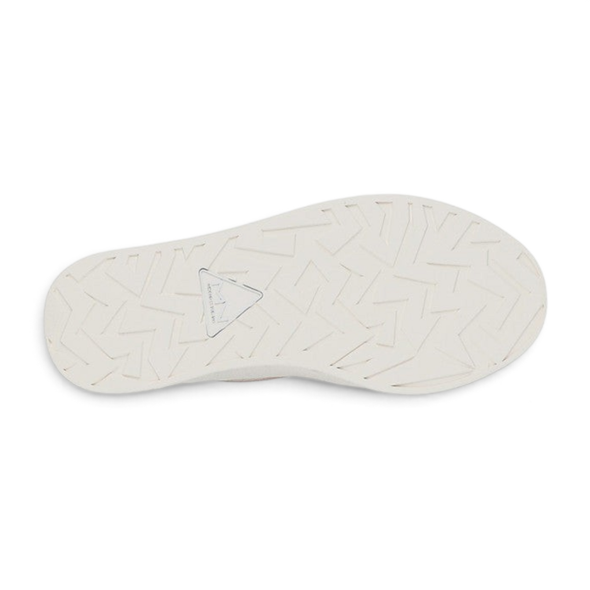 FRG Skechers Mark Nason New Wave Cup Palms sneaker showing the white textured rubber outsole with logo detail