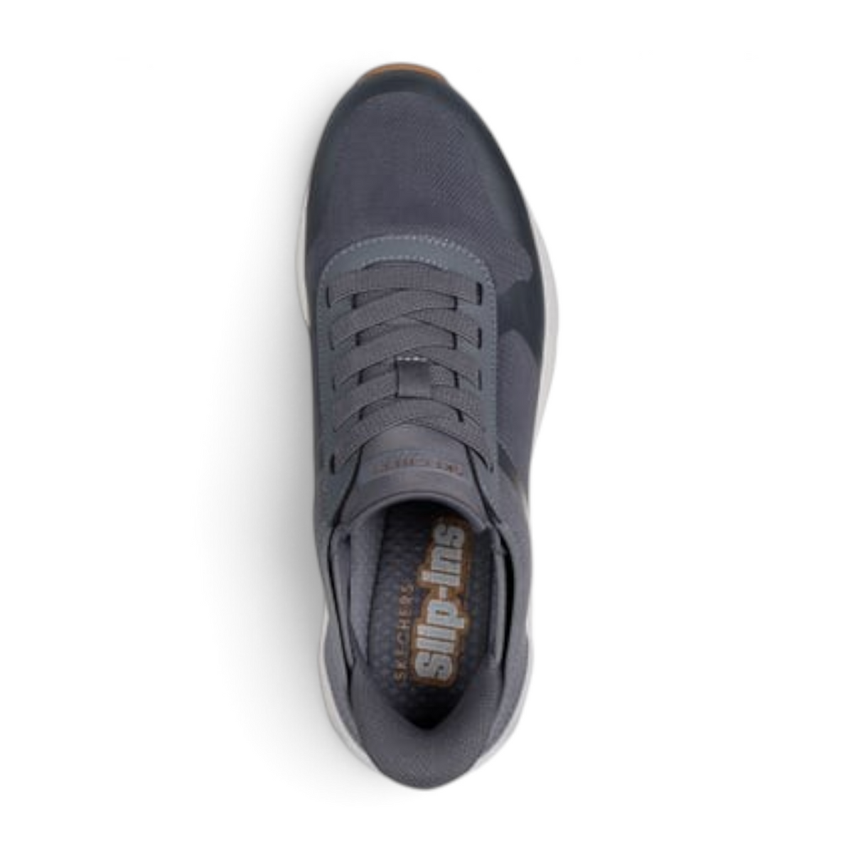 FRG TRES-AIR UNO NECESSAIRY grey slip-in sneaker with mesh upper and cushioned insole, top-down view