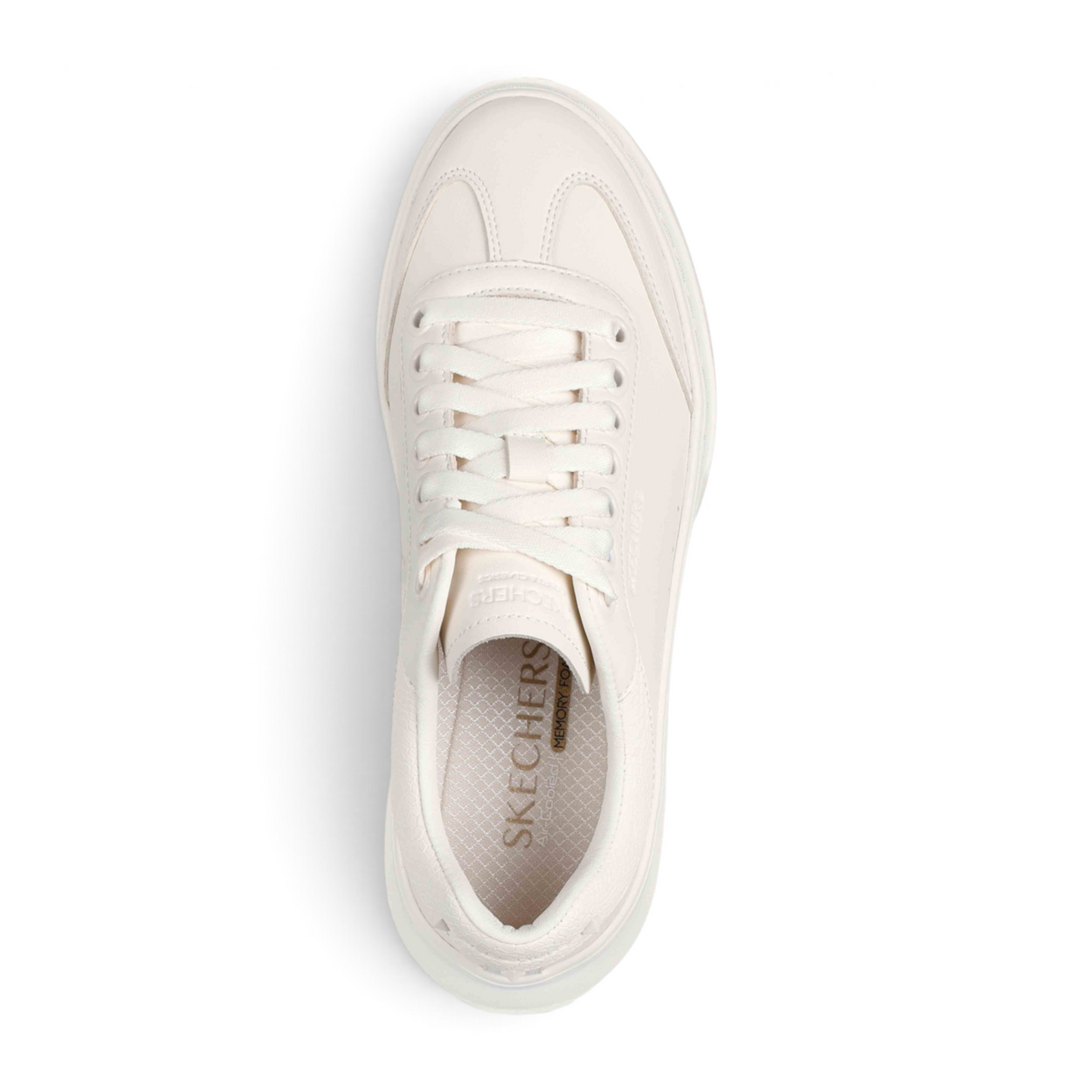 FRG Cordova Classic All Bright sneaker in monochromatic off-white with lace-up closure and memory foam insole