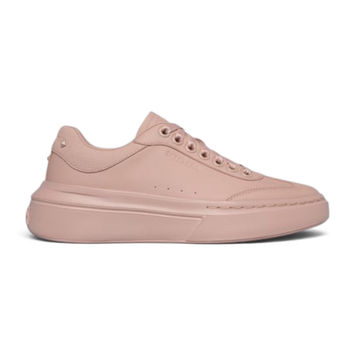 FRG Cordova Classic All Bright sneaker in a monochromatic soft pink leather with a chunky platform sole