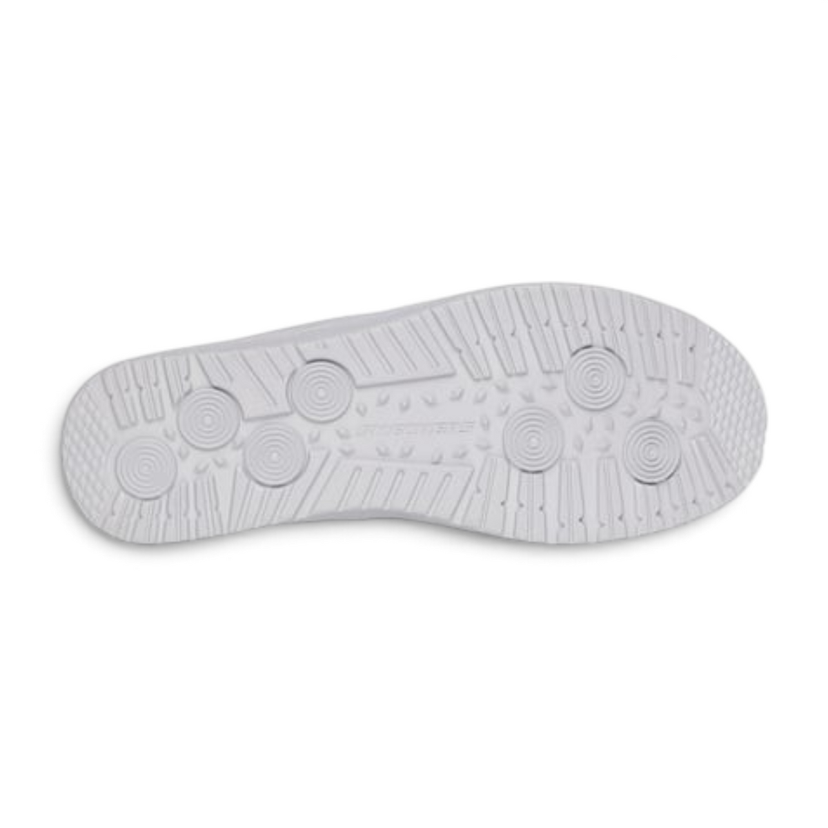 FRG Melson Coronado white sneaker outsole with circular tread pattern for traction