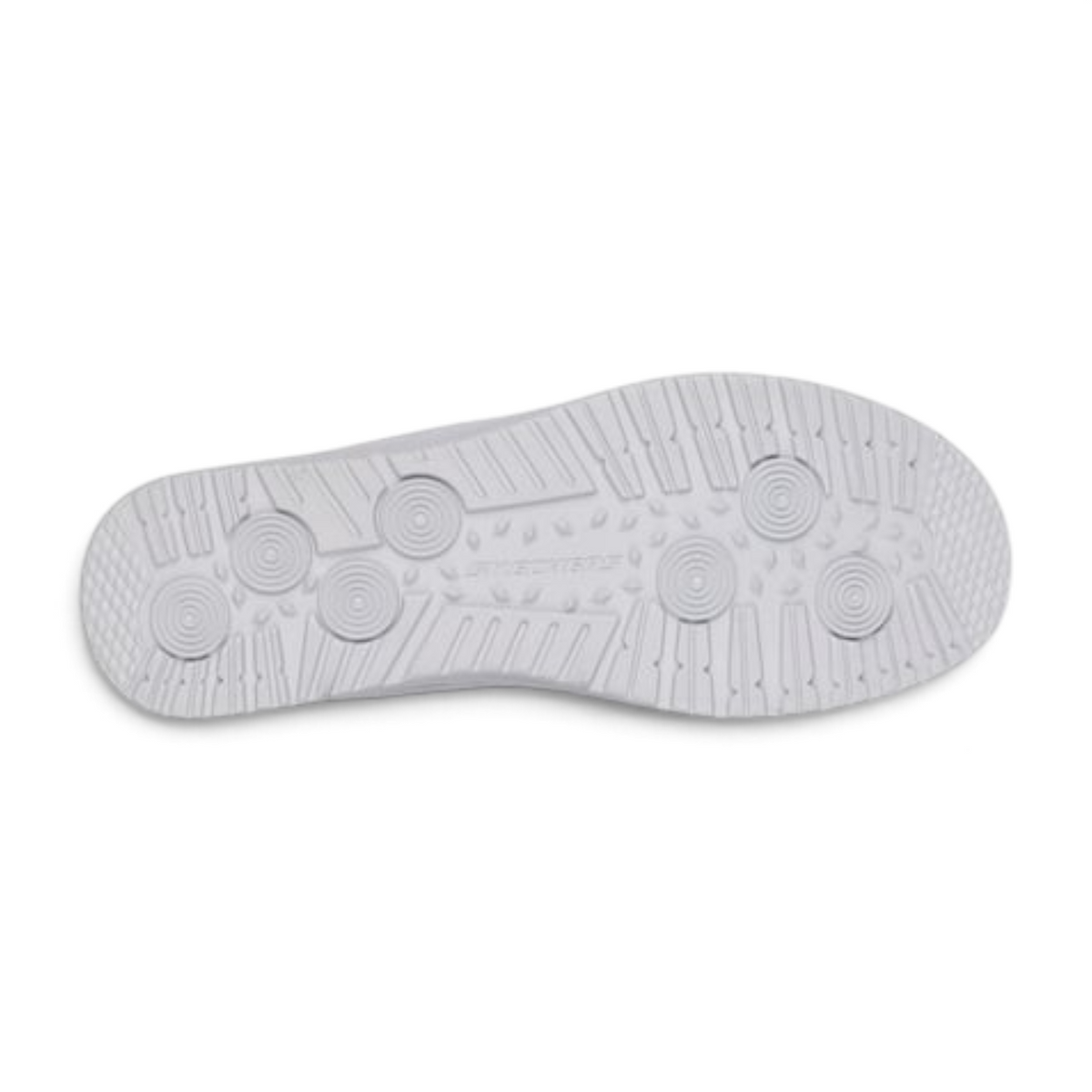 FRG Melson Coronado white sneaker sole with circular traction pattern and textured grip