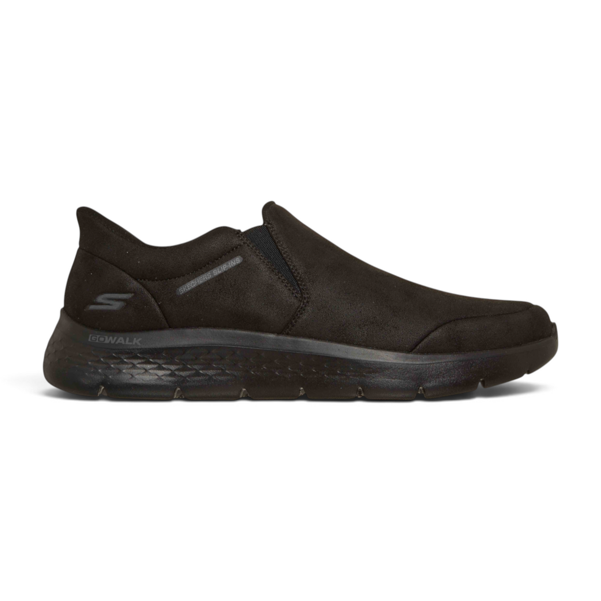 FRG GO WALK FLEX - RAY slip-on sneaker in black with a cushioned sole and lightweight textile upper