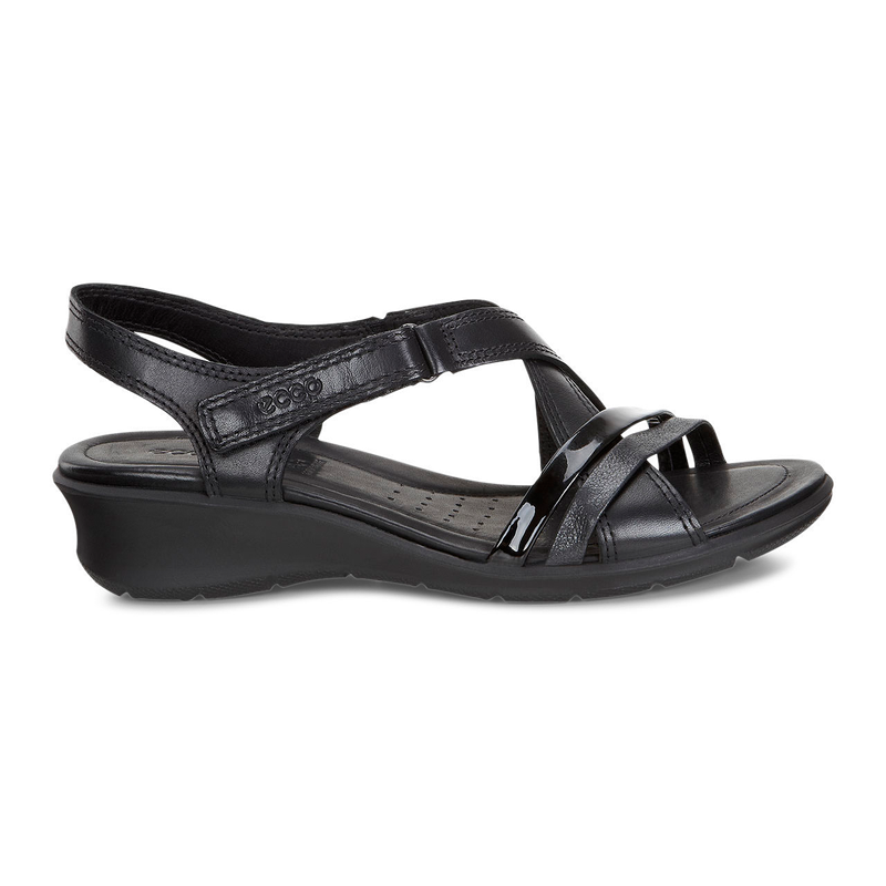 ECCO Felicia Sandal Women Black/Black Fea/For/Softy