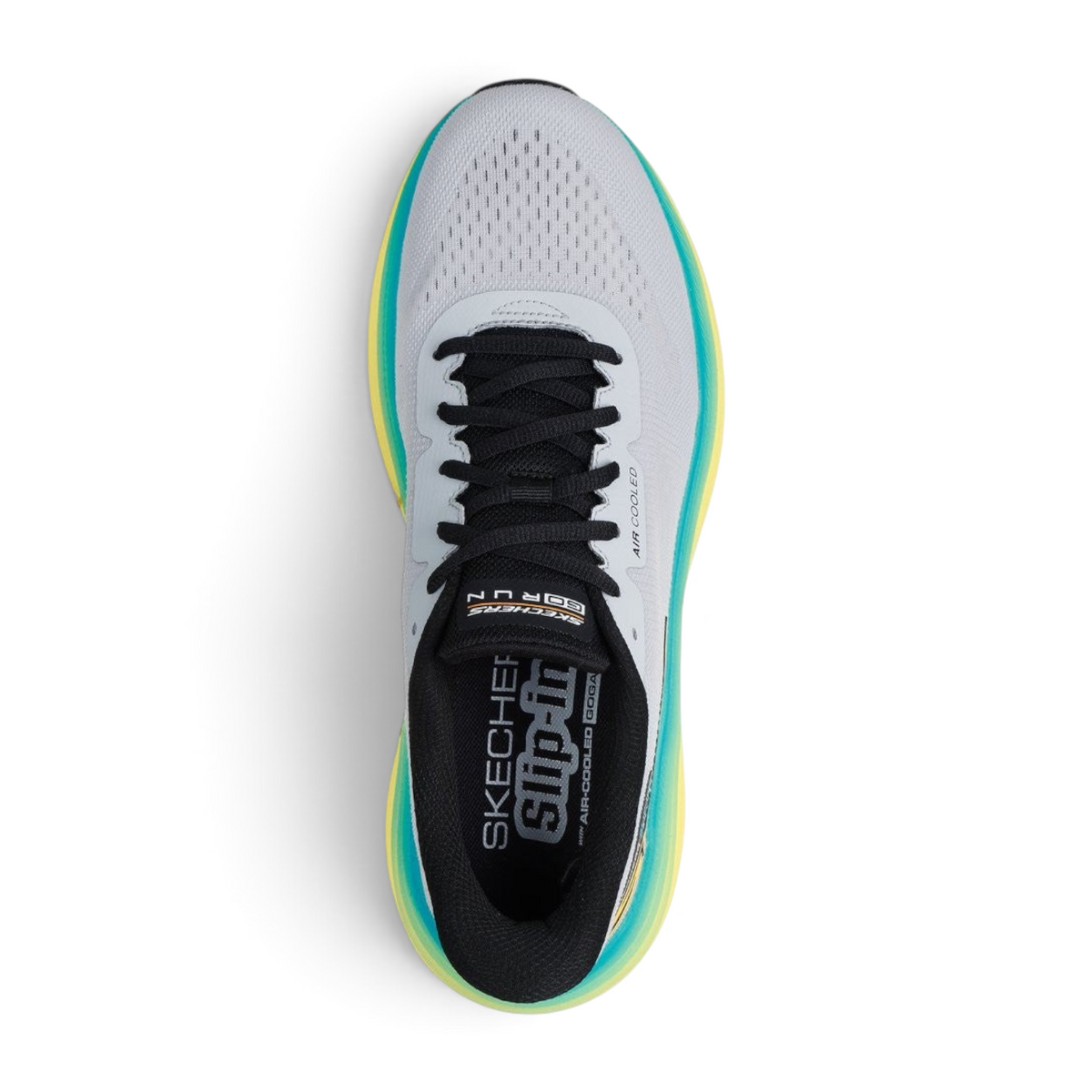 FRG Skechers Max Cushioning Endeavour Exciton white monomesh slip-in running shoe with cushioned sole
