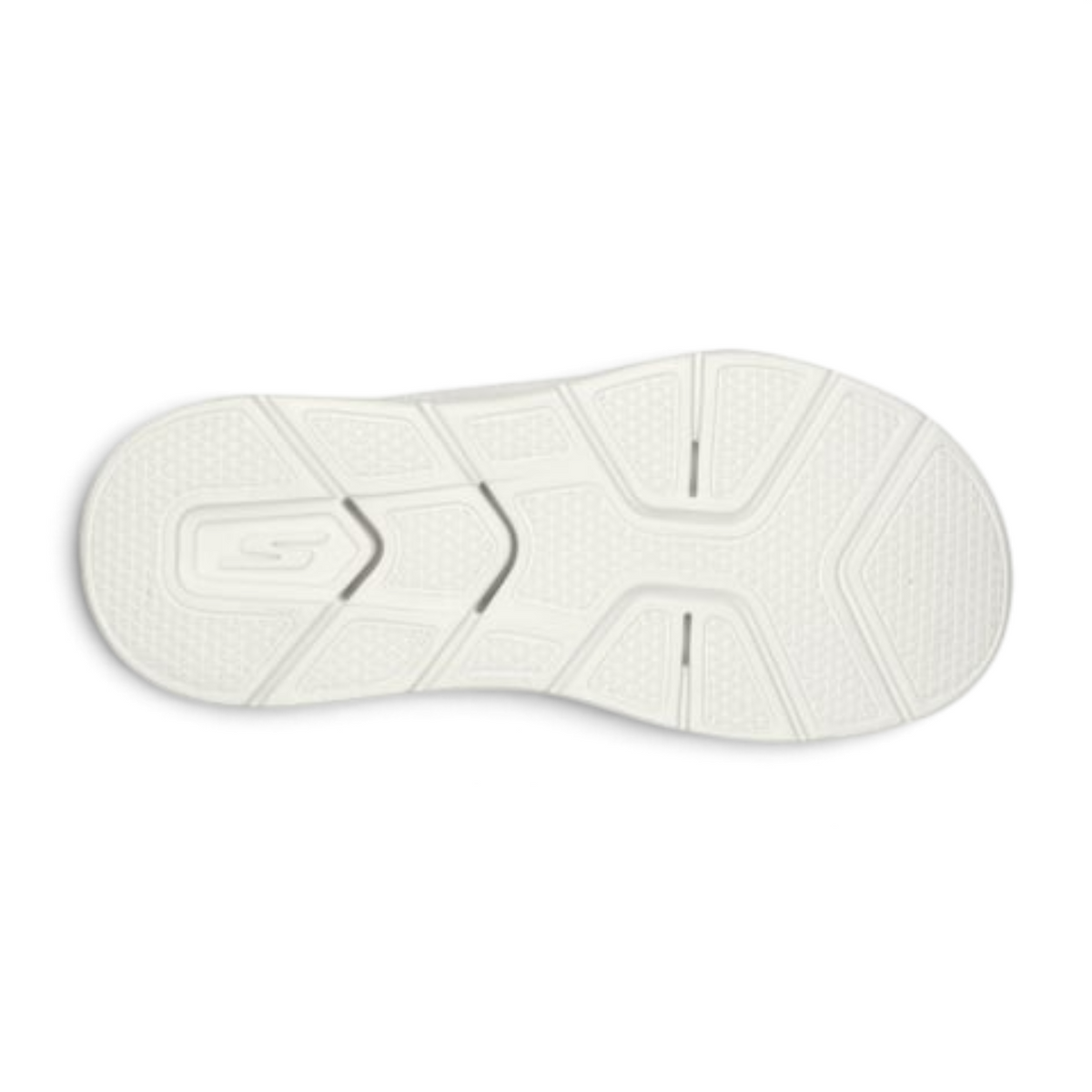 FRG Skechers GO Consistent sandal white rubber traction outsole with contoured Goga Mat design