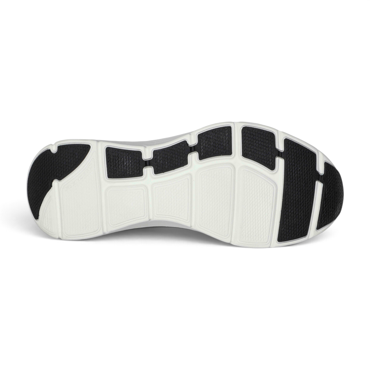 FRG Skechers Arch Fit DLUX shoe outsole featuring a white cushioned midsole and black rubber traction pads