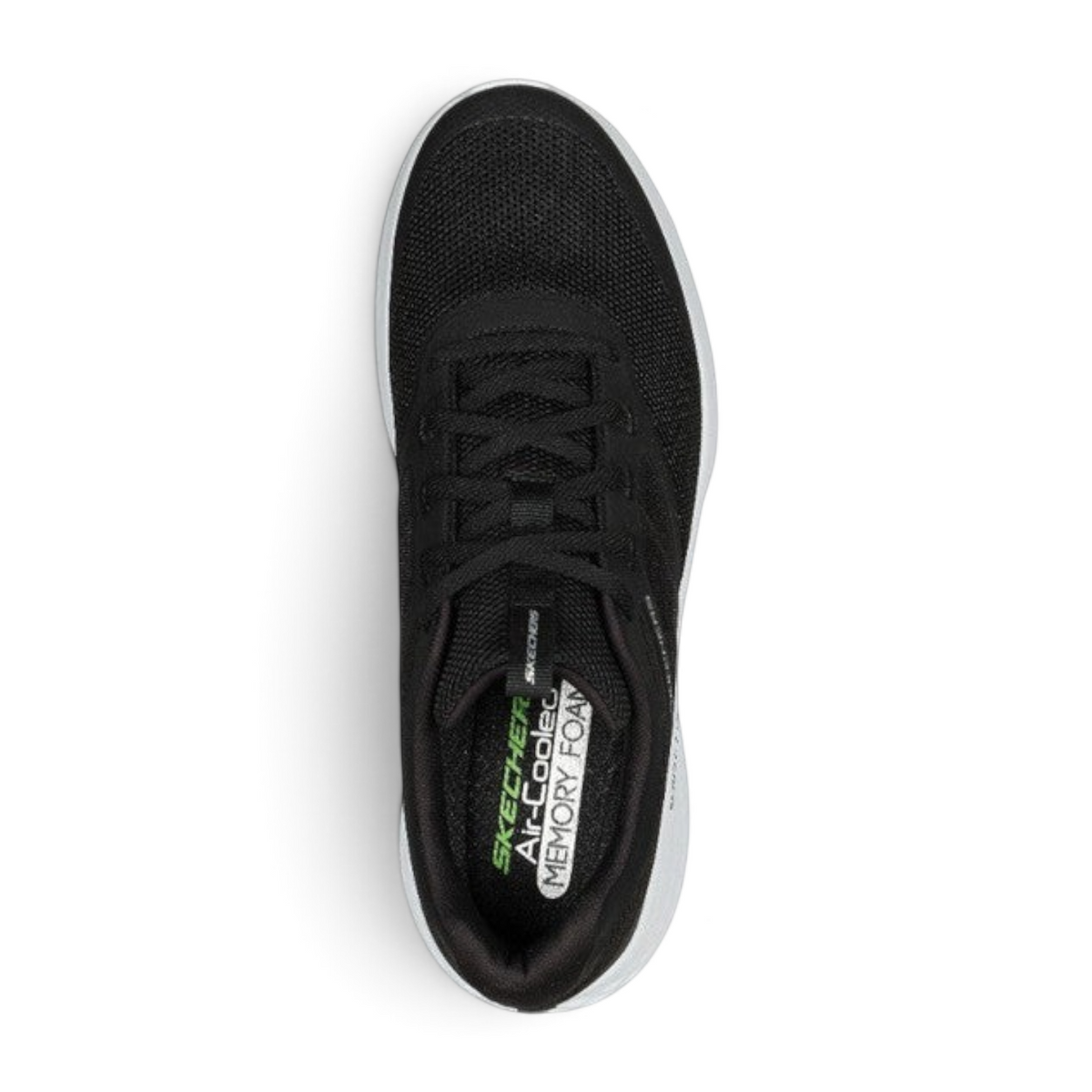 FRG Skechers Skech-Lite Pro New Century black lace-up sneaker with breathable mesh upper and white sole
