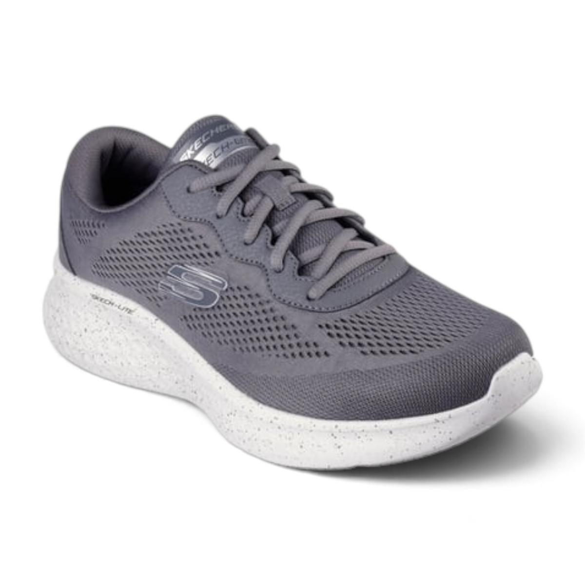 FRG SKECH-LITE PRO - BROADSIDE grey athletic sneaker with breathable mesh upper and speckled white cushioned sole