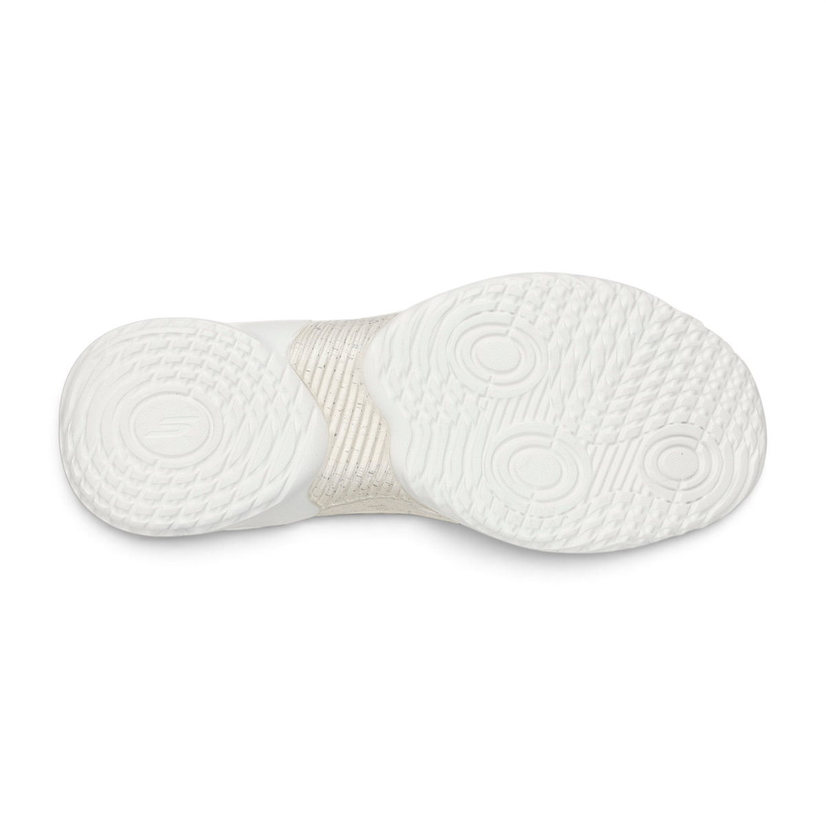 FRG Skechers SKX Resagrip basketball shoe white rubber outsole with specialized traction pattern
