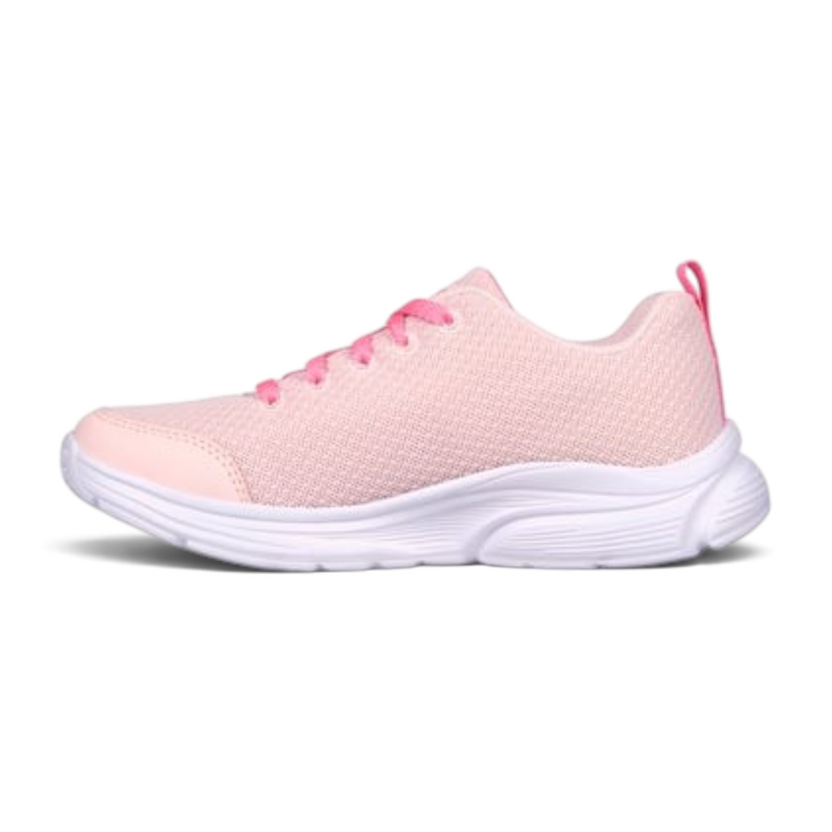 FRG WAVY LITES light pink lightweight athletic sneakers with breathable mesh upper and white cushioned sole