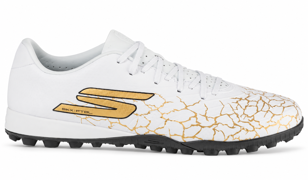 Skechers Gold TF White/Black/Gold