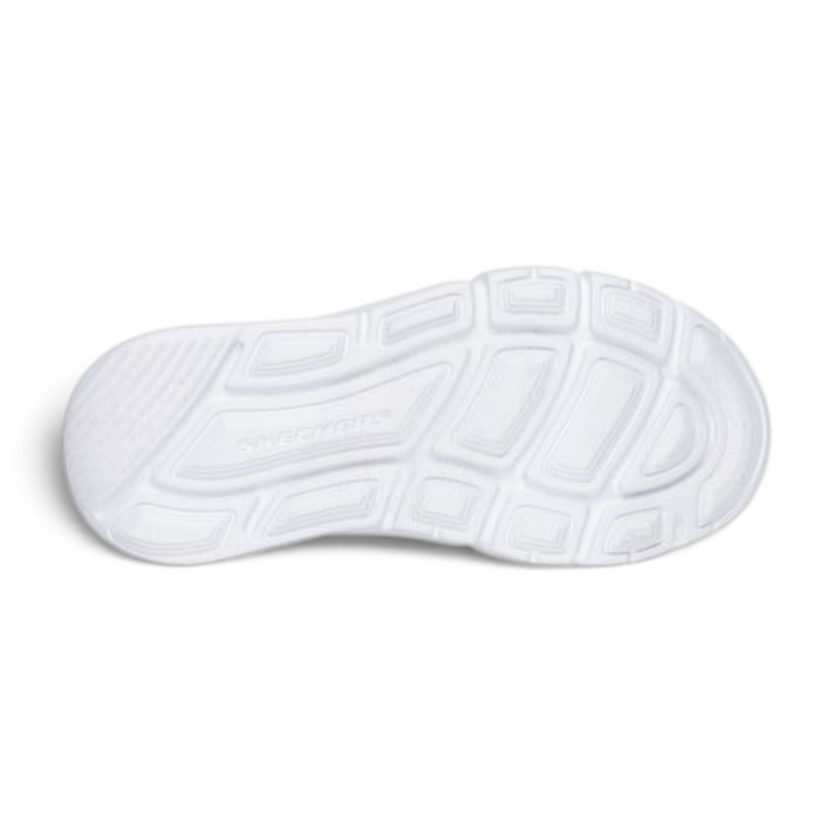 FRG SKECH FASTER - RECZO white athletic shoe outsole with a textured grip pattern for traction