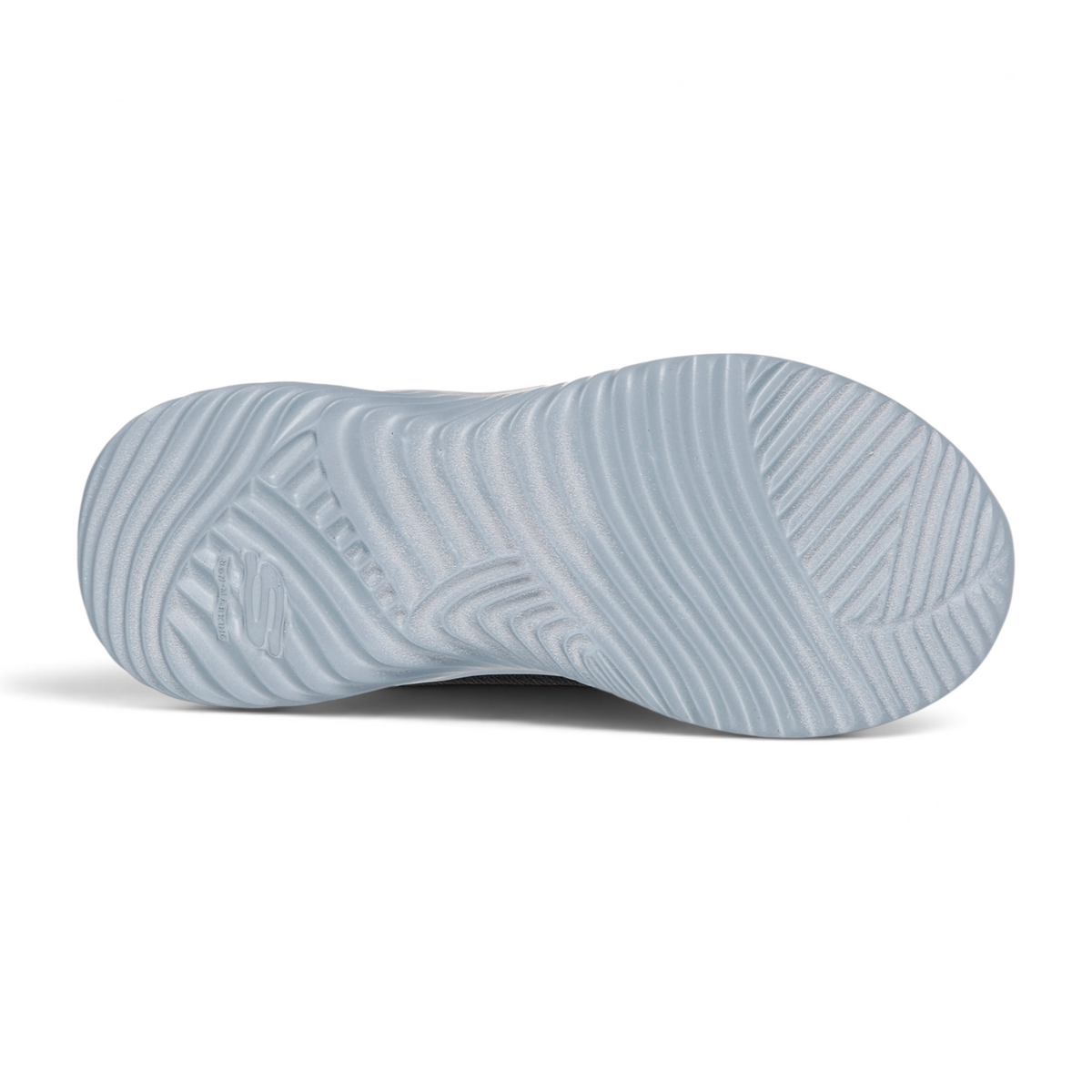 FRG BOUNDER sneaker featuring a light grey textured rubber outsole with a wave pattern for traction