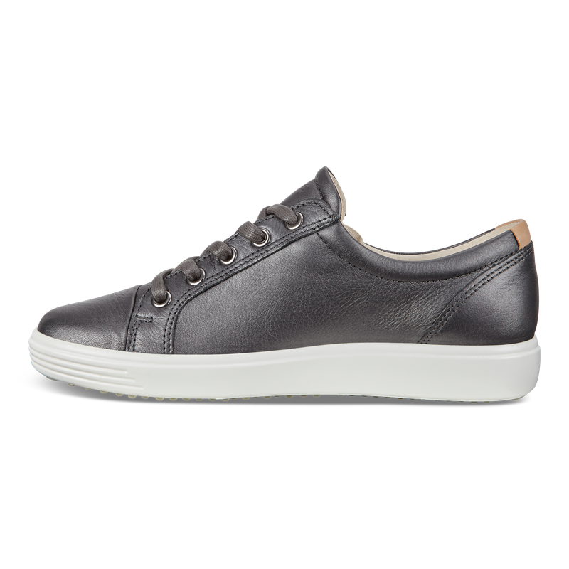 ECCO Soft Women 7 BlackDarkShadowMetallic
