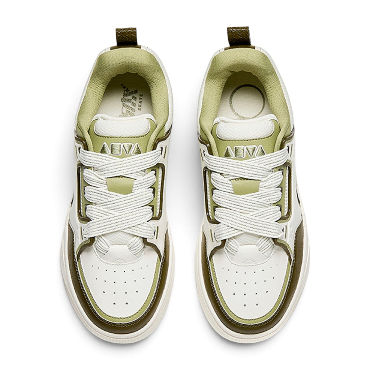 ANTA X-Game Shoes - Beige/Green/Brown