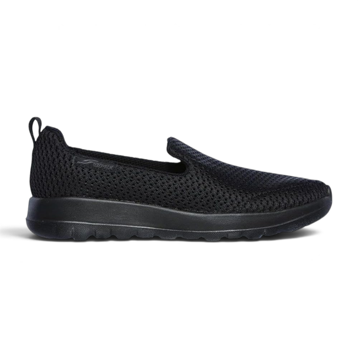 FRG Skechers BTS GO Walk Max slip-on shoe in black with a breathable mesh upper and cushioned sole