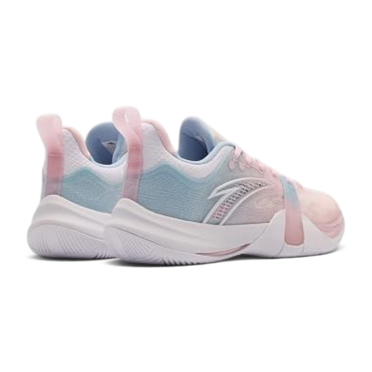 FRG Anta Z-UP 4.0 TEAM basketball sneakers in pastel pink and blue with breathable mesh and responsive foam cushioning