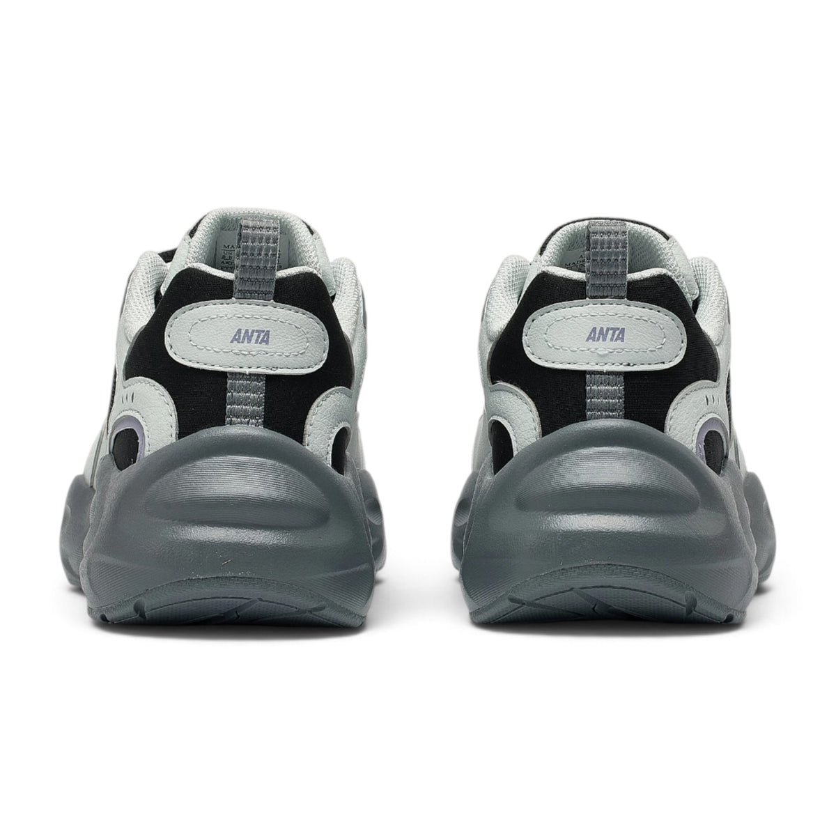 ANTA Casual Shoes - Grey/Black/Purple