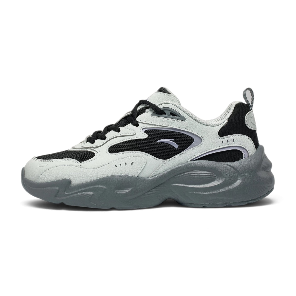 ANTA Casual Shoes - Grey/Black/Purple