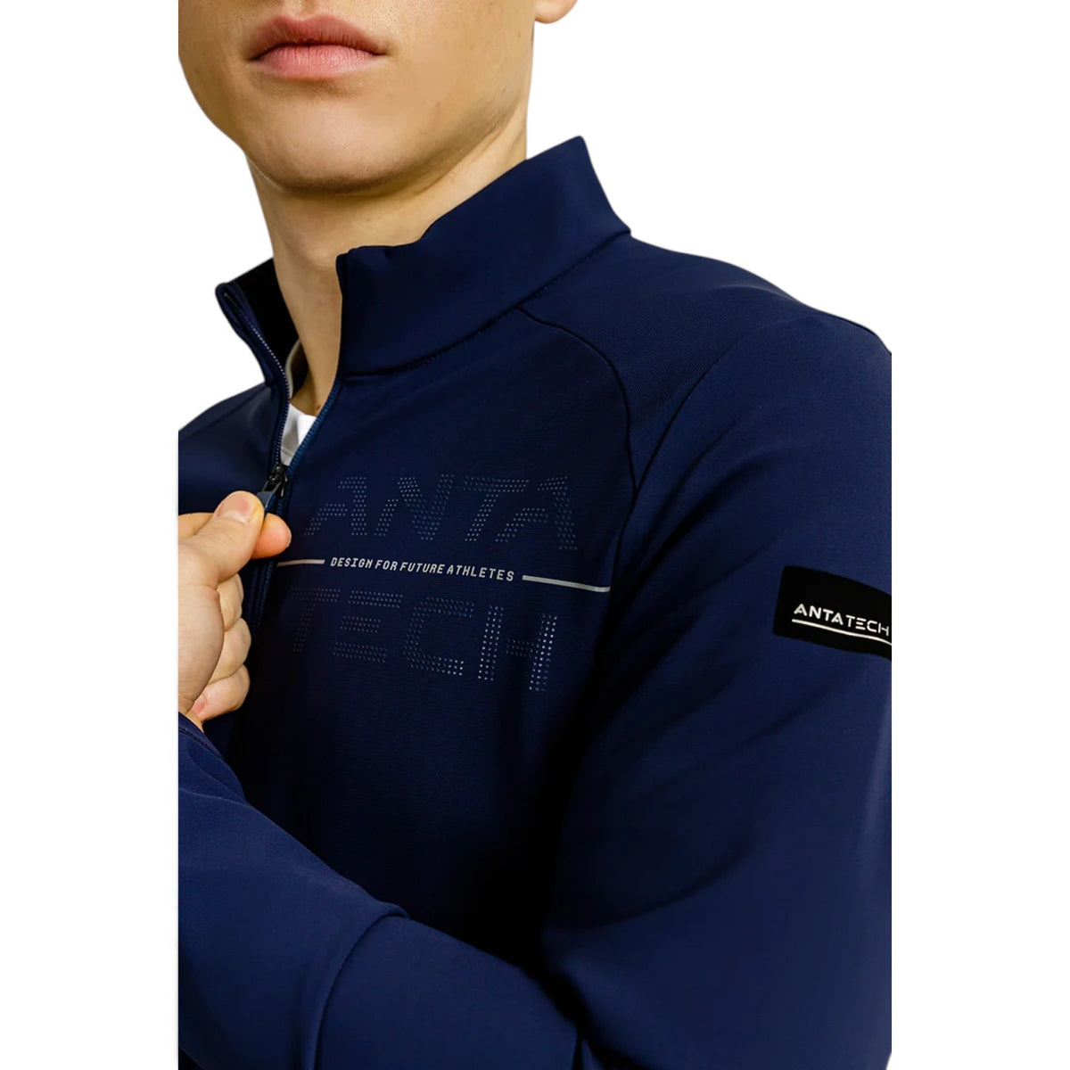 ANTA Knit Track Top - Blue