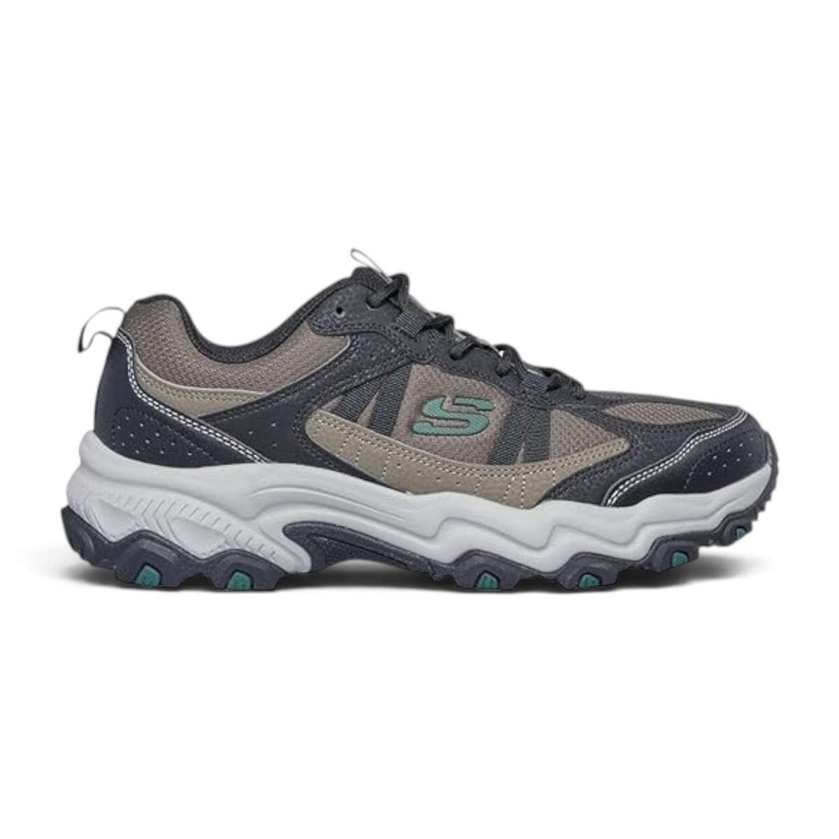 FRG Skechers STAMINA AT trail sneakers in brown and black with a durable lace-up design and rugged outsole
